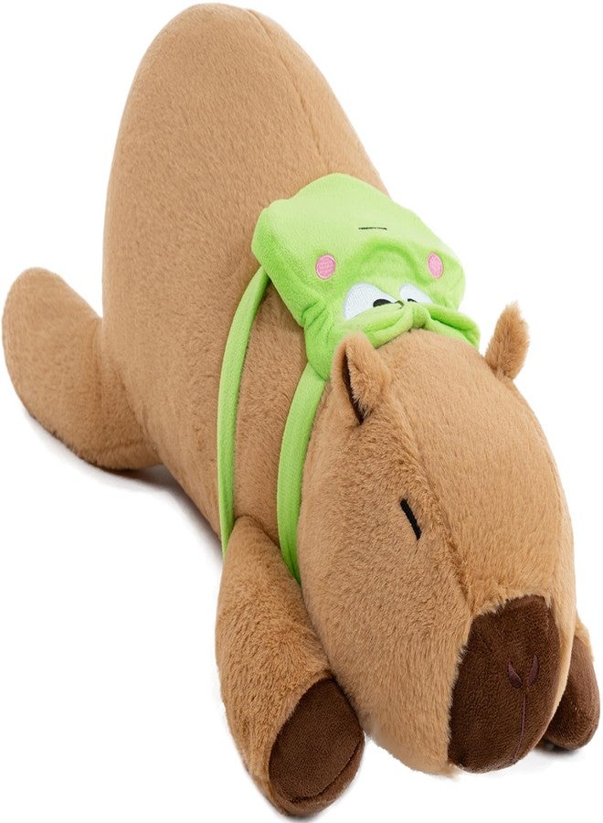 Gudisi 2.4 Pounds Weighted Capybara Stuffed Animals 15.7Inch Weighted Capybara Plush,Huggable Companion for Kids & Adults, Gift for Thanksgiving, Christmas and Birthday. - Image 1